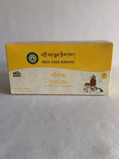 Front of Sorig Tripa Tibetan Herbal Tea box – Healing Blends
