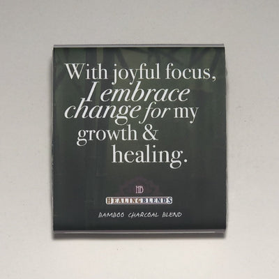 Healing Blends Bamboo Charcoal Affirmation Soap 